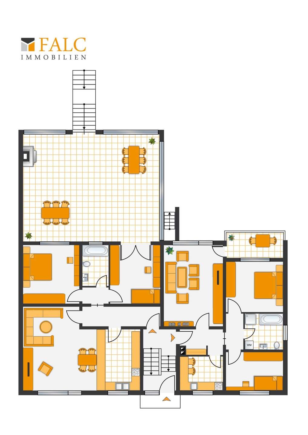  Grundriss Erdgeschoss Whg. links und rechts